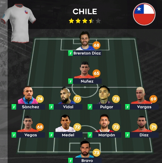 Tim Lawan DipoLebahSoker: Chile