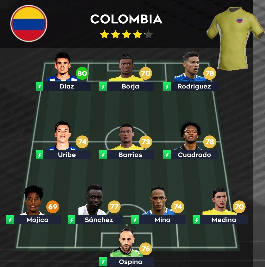 Tim Lawan DipoLebahSoker: Colombia