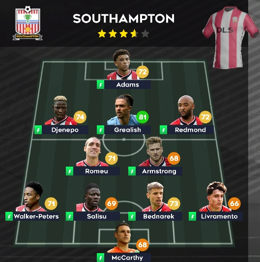 Tim Lawan DipoLebahSoker: Southampton